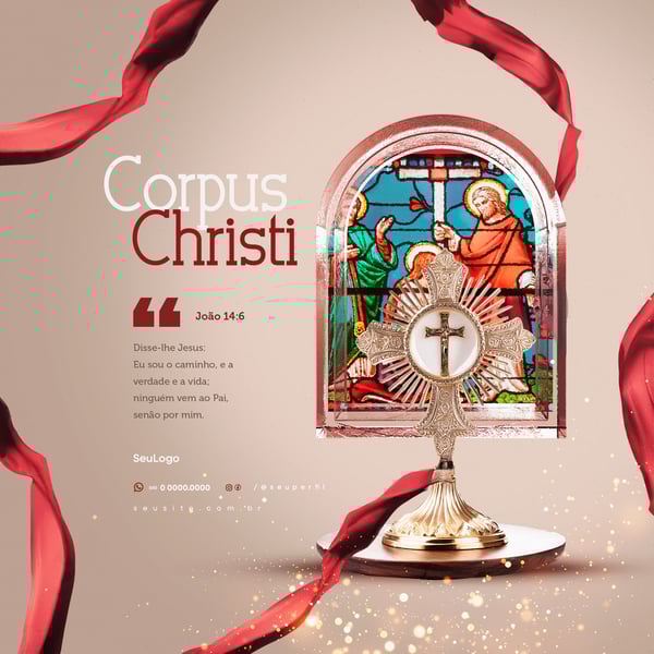 SUN CORPUS CHRISTI 19 DE JUNHO SOCIAL MEDIA POST PSD TEMPLATE 4