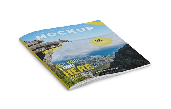 REVISTA PSD EDITÁVEL MOCKUP