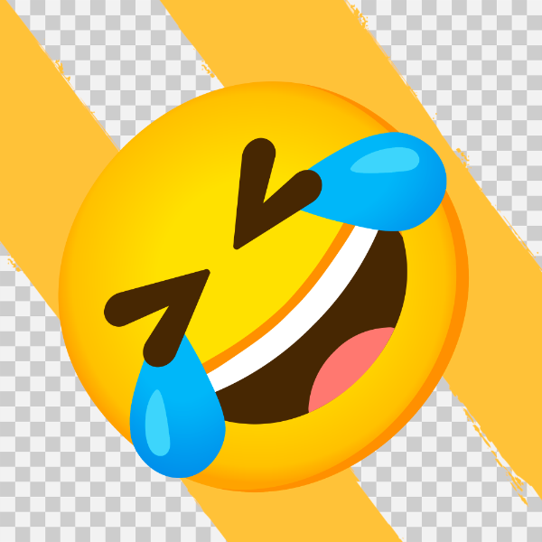 EMOJI SORRIDENTE SORRISO RINDO 2 SEM FUNDO TRANSPARENTE PNG