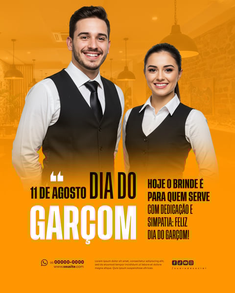11 DE AGOSTO DIA DO GARÇOM 9