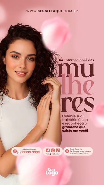 STORY DIA DA MULHER SOCIAL MEDIA PSD EDITÁVEL 11