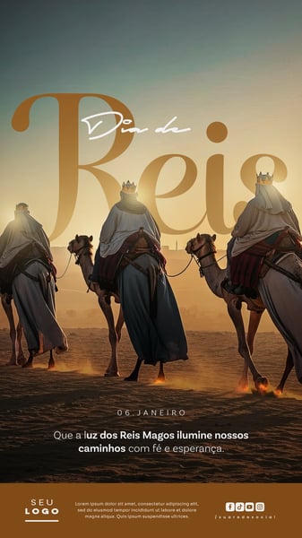 DIA DE REIS 06 DE JANEIRO STORY SOCIAL MEDIA PSD EDITÁVEL 2