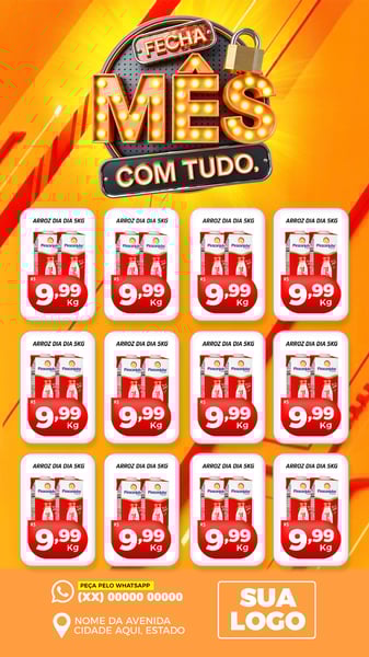 SOCIAL MEDIA ENCARTE STORIES FECHA MÊS COM TUDO