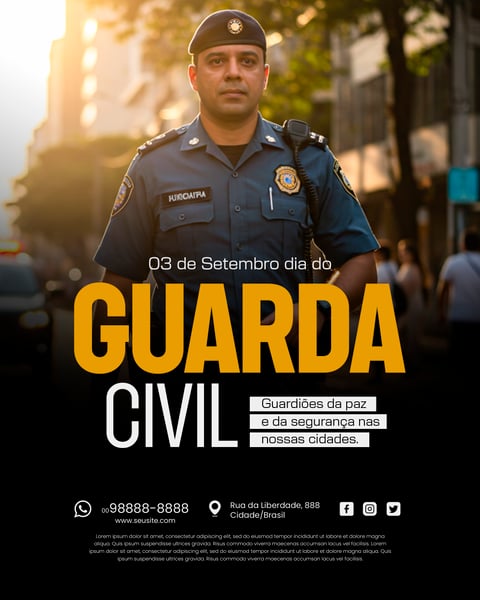 03 DE SETEMBRO DIA DO GUARDA CIVIL