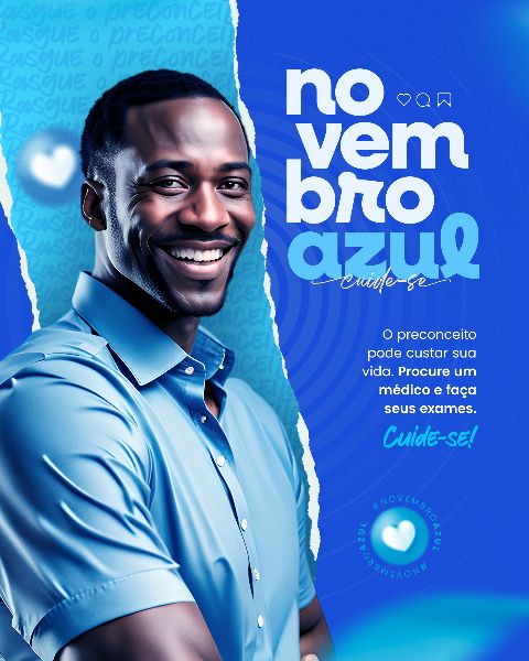 NOVEMBRO AZUL MÊS DO COMBATE AO CÂNCER DE PRÓSTATA 35