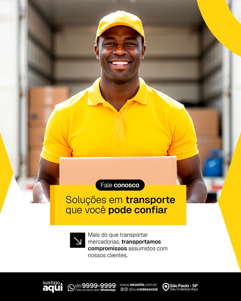 Social Media Transportadora e Serviço de Entrega