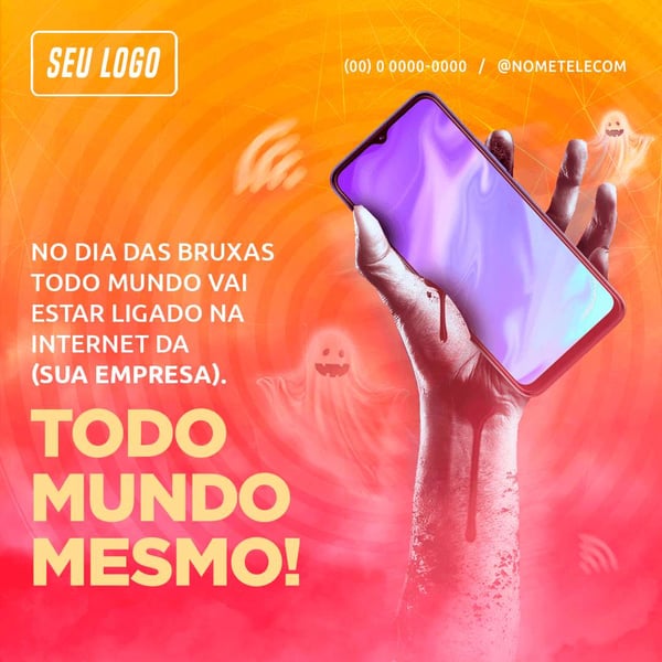 NO DIA DAS BRUXAS TODO MUNDO VAI ESTAR LIGADO - INTERNET
