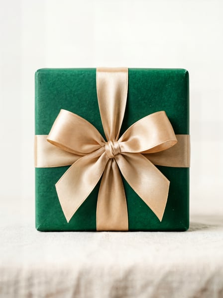 CAIXA PRESENTE VERDE LACO VINHO NATAL 1