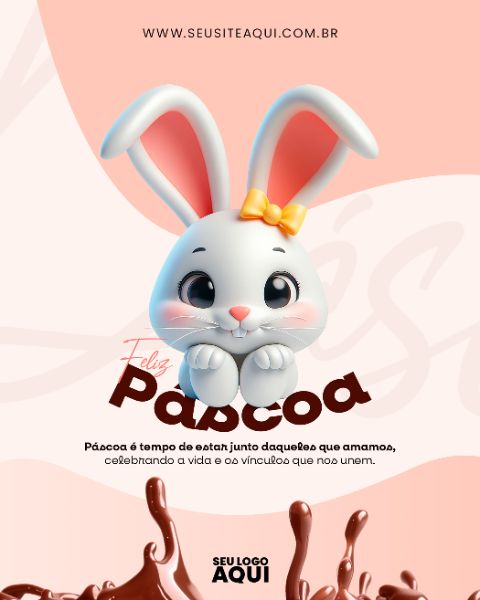 FEED - FELIZ PÁSCOA | PSD EDITÁVEL