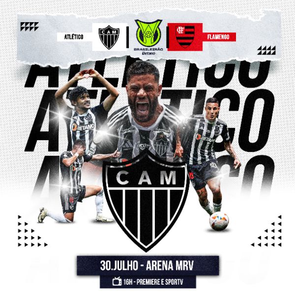 FLYER ESPORTIVO BRASILEIRÃO ATLÉTICO MG