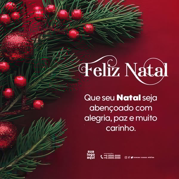 MENSAGEM NATALINA FELIZ NATAL E BOAS FESTAS 9