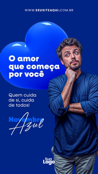 STORY NOVEMBRO AZUL SOCIAL MEDIA