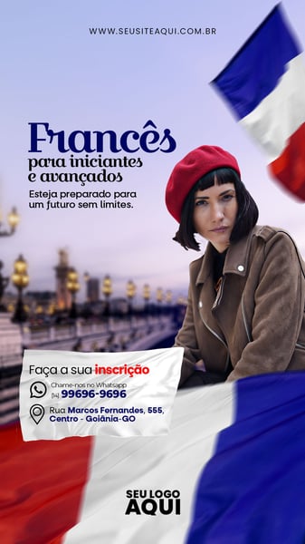 Aulas de Idiomas Francês