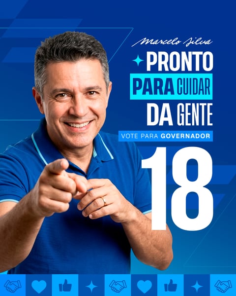Social Media Político | Eleições 2026 PSD Editável