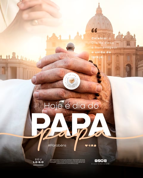 DIA DO PAPA 29 DE JUNHO SOCIAL MEDIA PSD EDITÁVEL 3