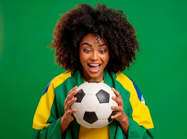 TORCEDORA BRASILEIRA FUTEBOL COPA DO MUNDO COMEMORANDO VITÓRIA 26