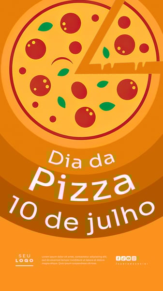 DIA DA PIZZA 10 DE JULHO SOCIAL MEDIA PSD EDITÁVEL STORY 6