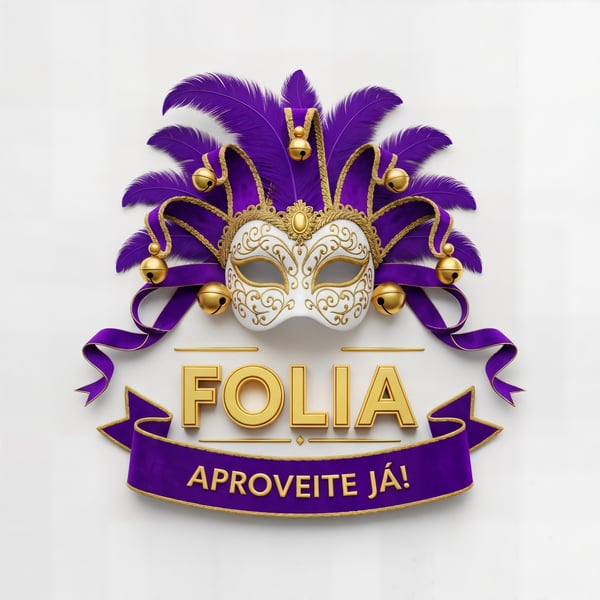 SELO 3D CARNAVAL FOLIA DE OFERTAS 05