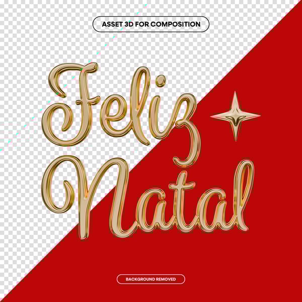 LETTERING FELIZ NATAL