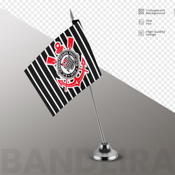 ELEMENTO PARA COMPOSIÇÃO BANDEIRA CORINTHIANS
