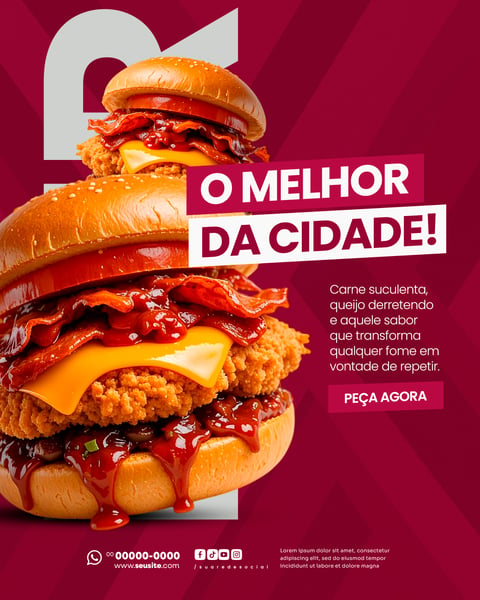HAMBURGUERIA SOCIAL MEDIA PSD EDITÁVEL 1