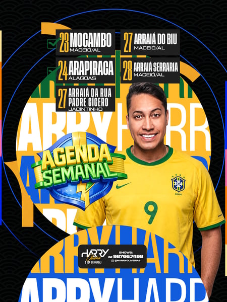 AGENDA DA SEMANA - HARRY