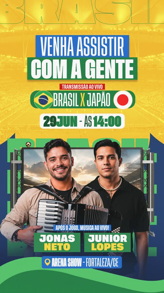 61 FLYER EVENTO TRANSMISSÃO AO VIVO COPA DO MUNDO BRASIL