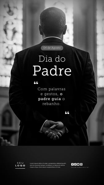 DIA DO PADRE 04 DE AGOSTO SOCIAL MEDIA PSD EDITÁVEL STORY 5