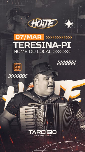 GUM 11 - TARCISIO DO ARCODEON FLYER - É HOJE - STORY