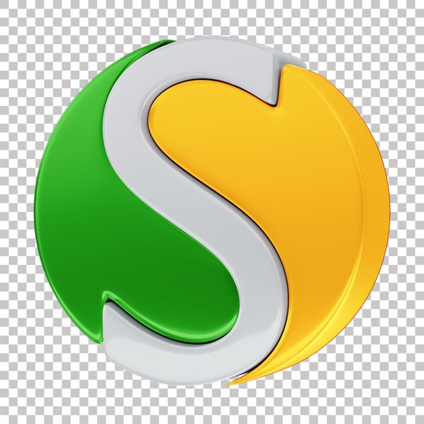 ASSET 3D LOGO SIMPLES NACIONAL CONTABILIDADE COM FUNDO ISOLADO 2