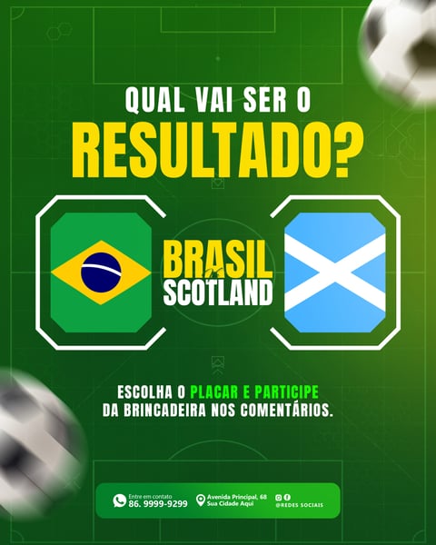 Social Media Qual vai ser o Resultado PSD Editável
