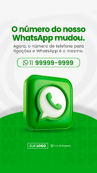 ATENÇÃO PARA NOSSO WHATSAPP MUDOU