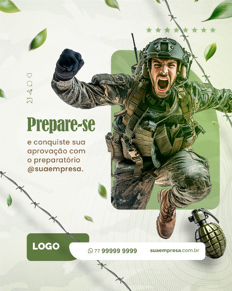SOCIAL MEDIA CURSO PREPARATÓRIO MILITAR 03