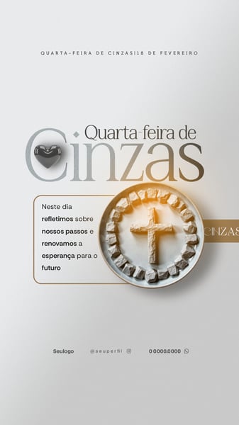 Quarta feira de cinzas