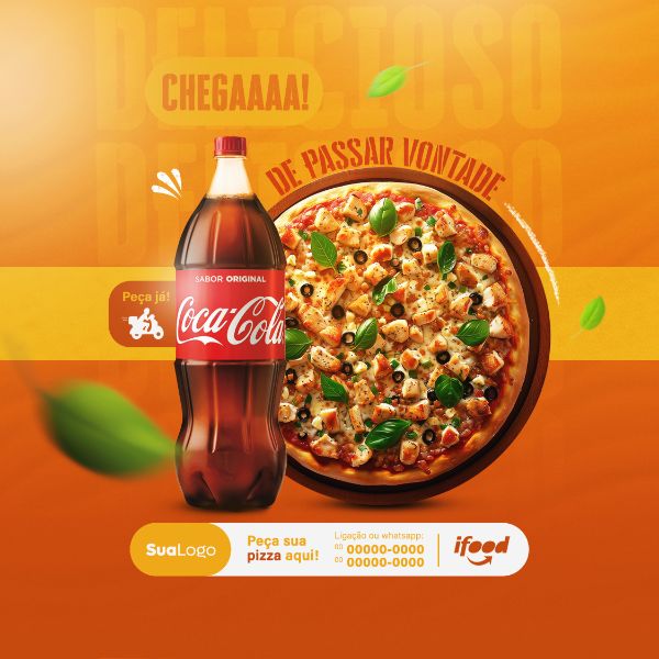 HAMBURGUERIA E PIZZARIA SOCIAL MEDIA POST FEED