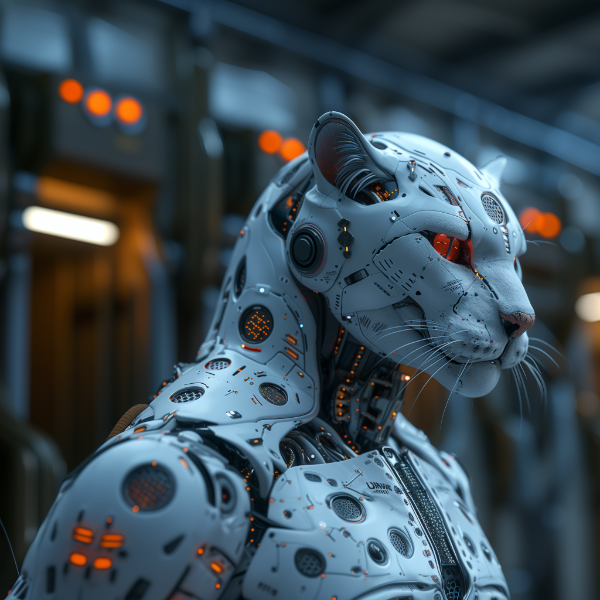 GATO ROBOTICO - FUTURISTA