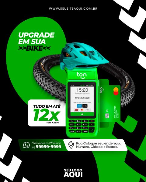 FEED - BICICLETARIA - SOCIAL MEDIA - BIKE - PSD EDITÁVEL