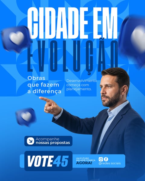 SOCIAL MEDIA POLÍTICO PSD EDITÁVEL 4