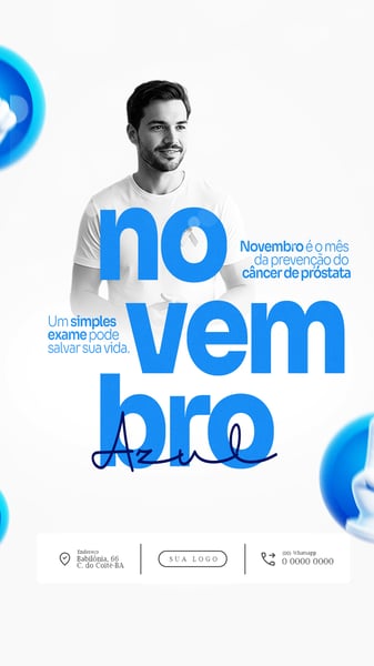 FLYER NOVEMBRO AZUL CONSCIENTIZAÇÃO SAÚDE MASCULINA PSD EDITÁVEL (1)