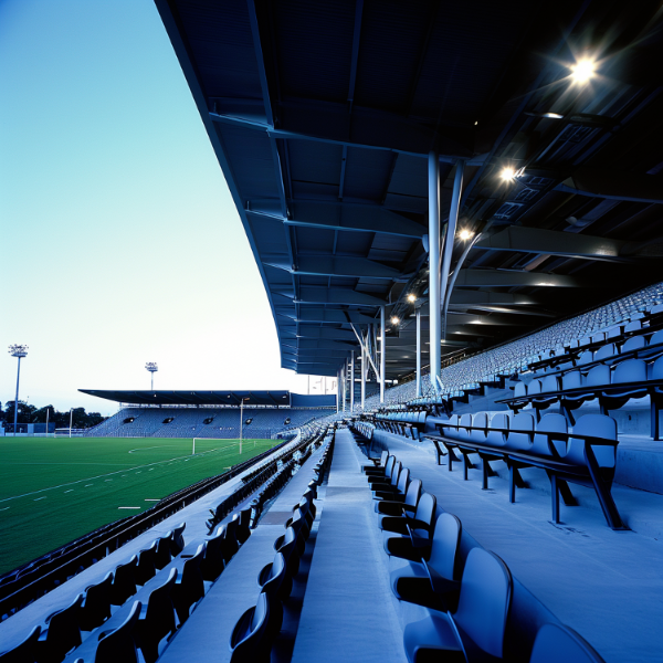 IMAGEM DE ESTADIO COM LUZES PARA COMPOSIÇÃO