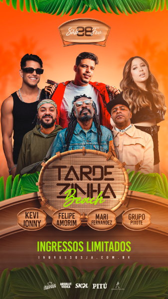 FLYER TARDEZINHA BEACH STORY