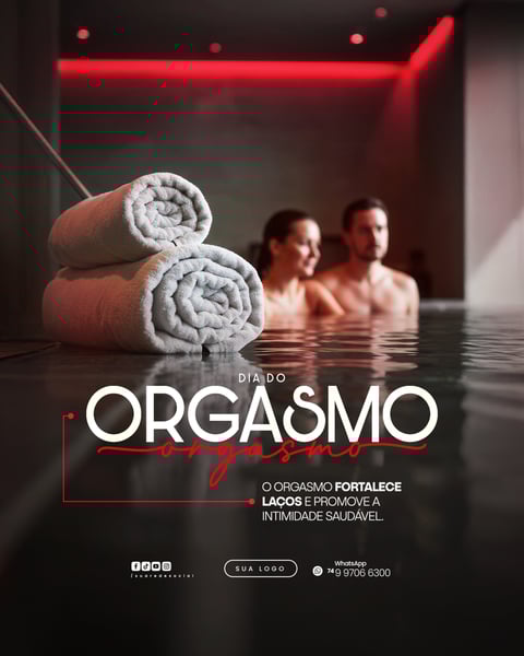 31 DE JULHO - DIA DO ORGASMO - FLYER SOCIAL MEDIA PSD EDITÁVEL