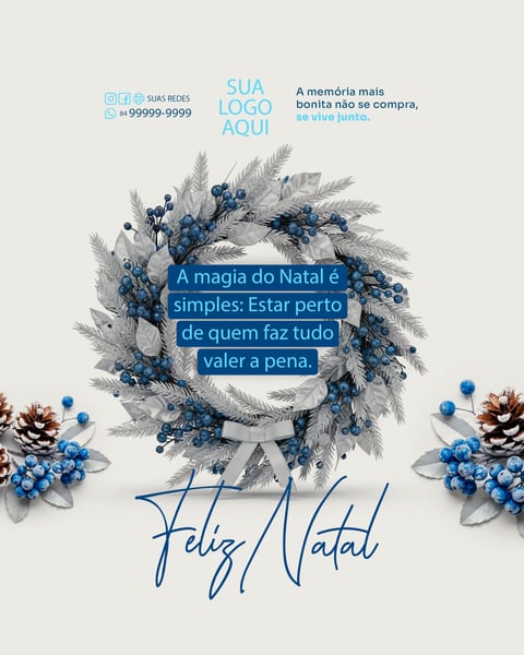 FELIZ NATAL SOCIAL MEDIA PSD EDITÁVEL 4