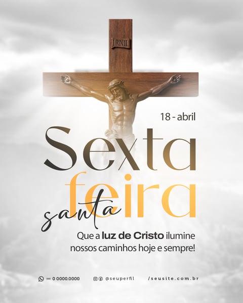 18 DE ABRIL SEXTA-FEIRA SANTA - LUZ DE CRISTO