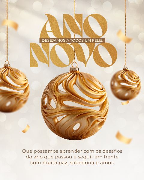 SOCIAL MEDIA - ANO NOVO FELIZ 2024 - NEW YEAR HAPPY 2024 - 17 FEED