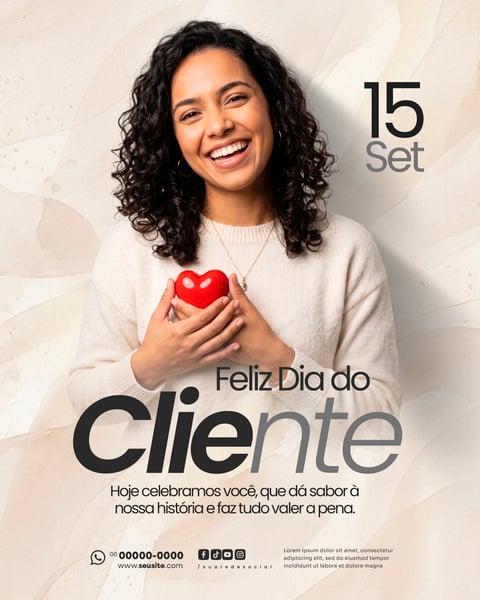 FELIZ DIA DO CLIENTE 15 DE SETEMBRO SOCIAL MEDIA PSD EDITÁVEL 7