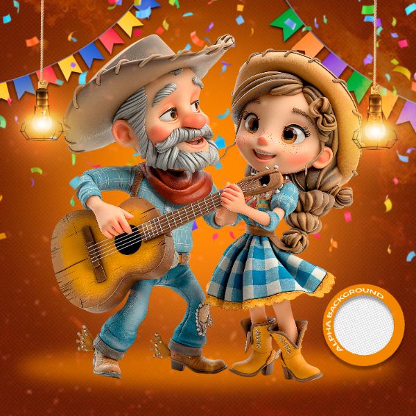 MASCOTES DE FESTA JUNINA MODELO 200