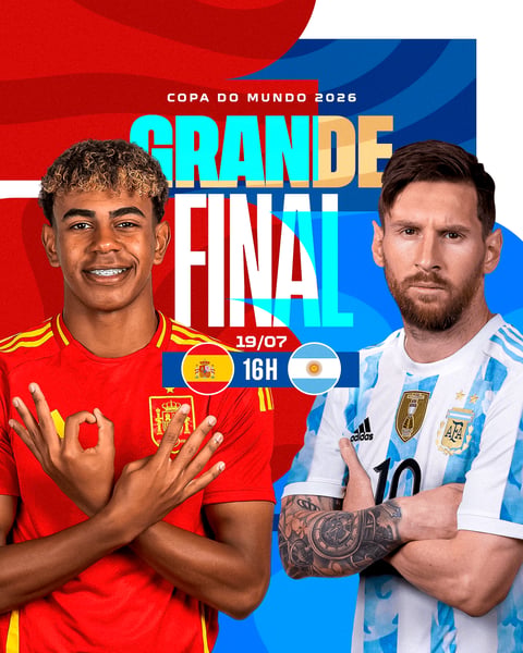 FLYER FINAL DA COPA DO MUNDO 2026
