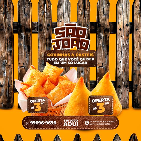 FESTA JUNINA, SÃO JOÃO | SOCIAL MEDIA | PSD EDITÁVEL