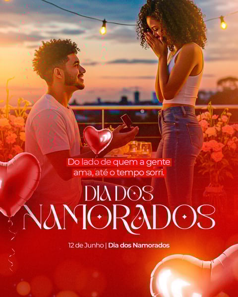 ATÉ O TEMPO SORRI - DIA DOS NAMORADOS - FEED